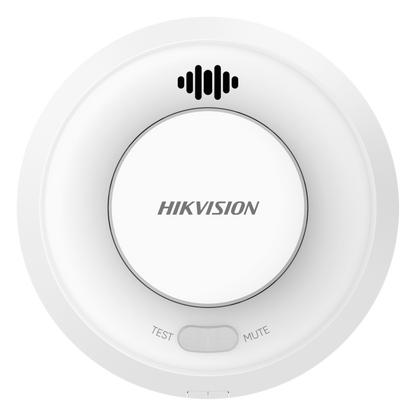 Kit de Detección de Humo HikFire / 9 Detectores Interlink HF-S3E-R + 1 Hub Wi-Fi HF-SG3-WF/R / Interconectable 30 Dispositivos / Hik-Connect