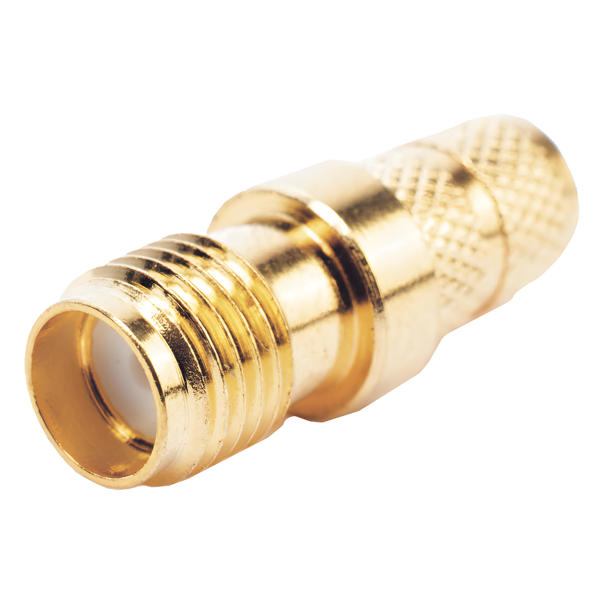 Conector SMA Hembra Inverso de Anillo Plegable para Cable RG-8/X, 9258, LMR-240, LMR-240UF, LMR-LW240, Oro/Oro/Teflón