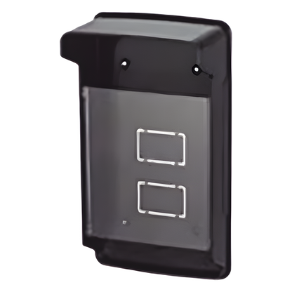 Carcasa Protectora Universal Color Negro con Tapadera de Acrílico / Medidas 245 × 143 × 83 mm / Compatible con Múltiples Modelos de Control de Acceso
