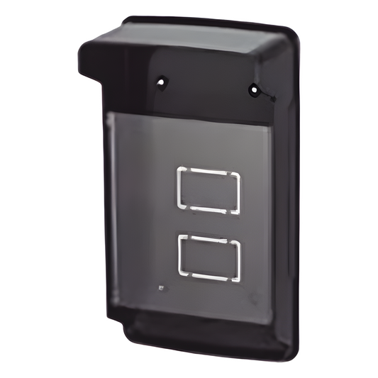 Carcasa Protectora Universal Color Negro con Tapadera de Acrílico / Medidas 245 × 143 × 83 mm / Compatible con Múltiples Modelos de Control de Acceso