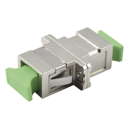 Módulo Acoplador de Fibra Óptica Simplex SC/APC a SC/APC Compatible con Fibra Monomodo