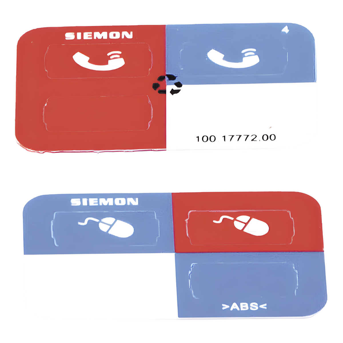 Icono Ultramax para Identificación de Jacks, Color Rojo, Bolsa con 100 Piezas