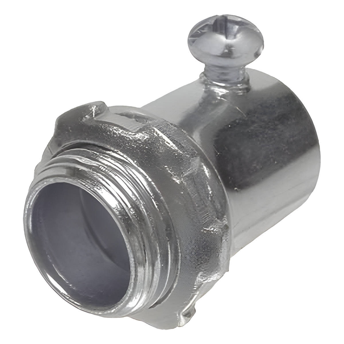 Conector de 1 1/2" (38 mm) para Pared Delgada con Tornillo.