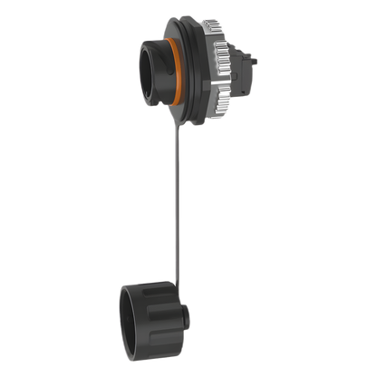 Conector Jack RJ45 de Uso Industrial Estilo TG, Categoría 6A, Con Tapa Protectora, Protección IP67