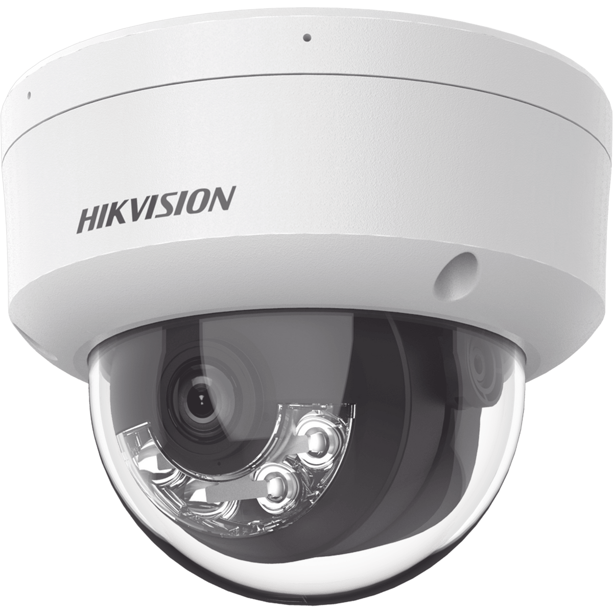 [Dual Light] Domo IP 2 Megapixel / Lente 2.8 mm / 30 mts IR + 30 mts Luz Blanca / Micrófono Integrado / Antivandálico IK08 / ACUSENSE Lite / Exterior