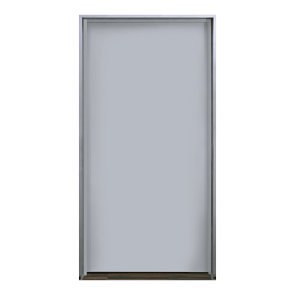 Puerta metálica de emergencia 3x7 pies / Resistente a fuego por 180 min. / Preparación para cerradura cilíndrica y refuerzo para cierra puerta