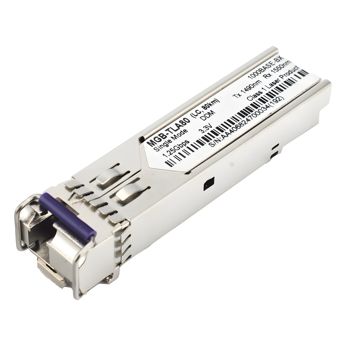 Módulo Industrial mini-GBIC SFP-Port 1000BASE-LX - 80 km (-40~85 grados C)