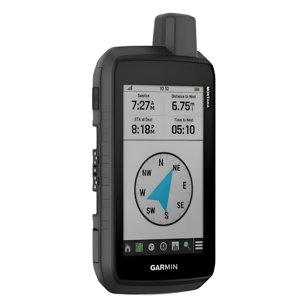 Montana® 710 / Pantalla Táctil WVGA 5" / Vidrio Químicamente Reforzado / Resistencia al Agua IPX7 / MIL-STD-810 / Batería Ion Litio Hasta 24 horas