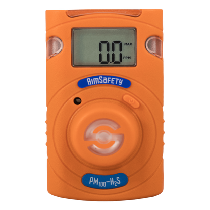Monitor Personal de Gas H2S / Detección 0-100 ppm / Resolución 0.1 ppm / Alarma Triple 90 dB / 2 Años Sin Mantenimiento / IP67 / UL-913 ATEX IECEx