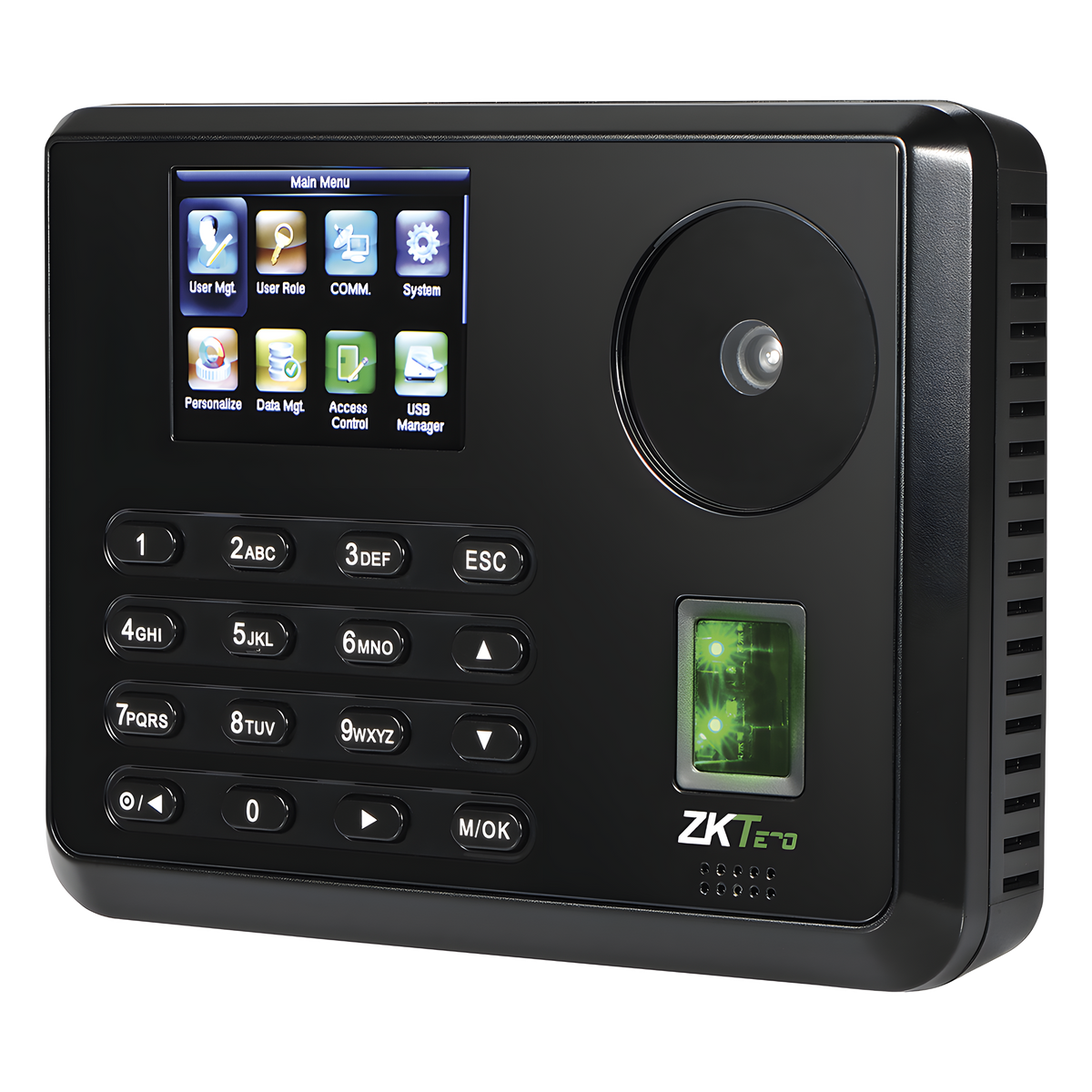 Terminal Biométrica de Palma y Huella / 600 Palmas 3,000 Huellas / Pantalla 2.8" / TCP/IP USB / 100,000 Eventos