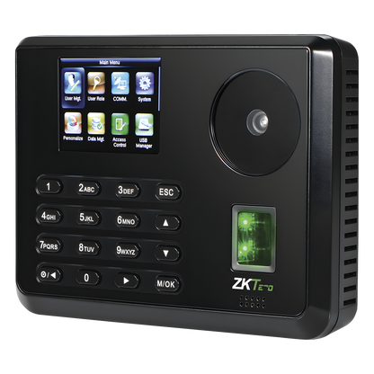 Terminal Biométrica de Palma y Huella / 600 Palmas 3,000 Huellas / Pantalla 2.8" / TCP/IP USB / 100,000 Eventos