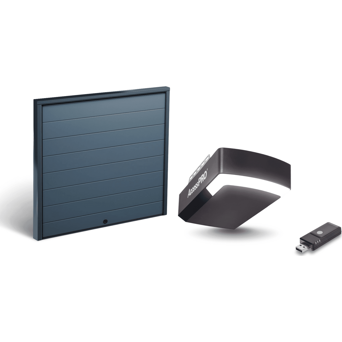 KIT COMPLETO Incluye /Puerta D/ Garage / APDOORL 12x8 Pies / Lisa Linea Central / Insulada / Interfase ACCESSWIFI / Motor FS1000M / 1/2HP