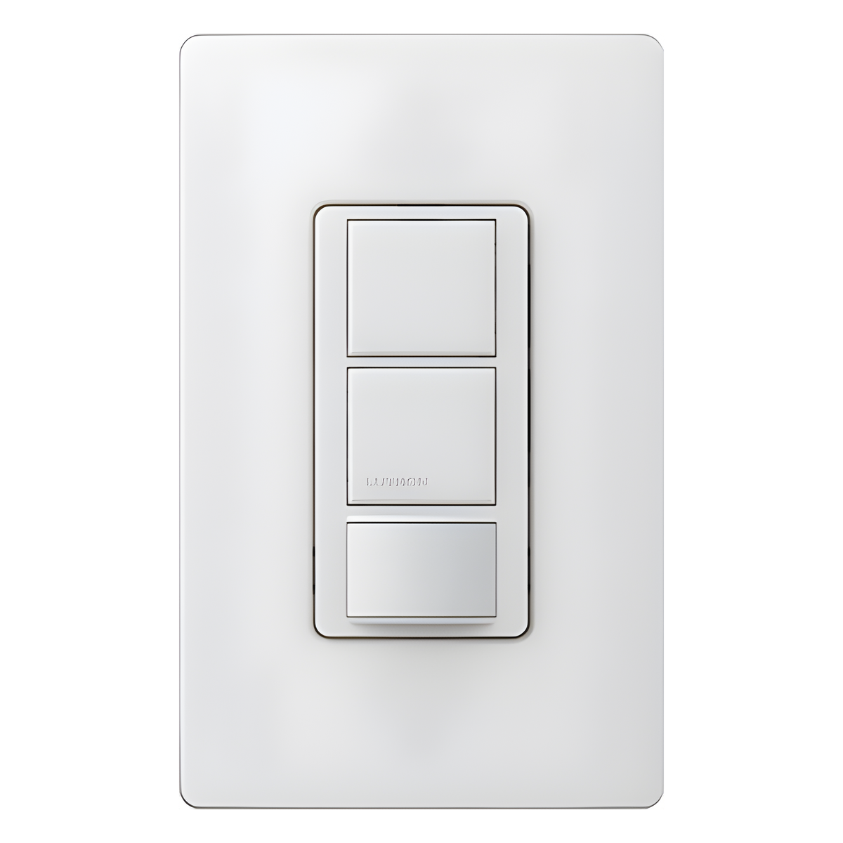 Apagador Maestro con sensor de ocupación/vacancia PIR, doble circuito para luz y ventilador, 120-277 V