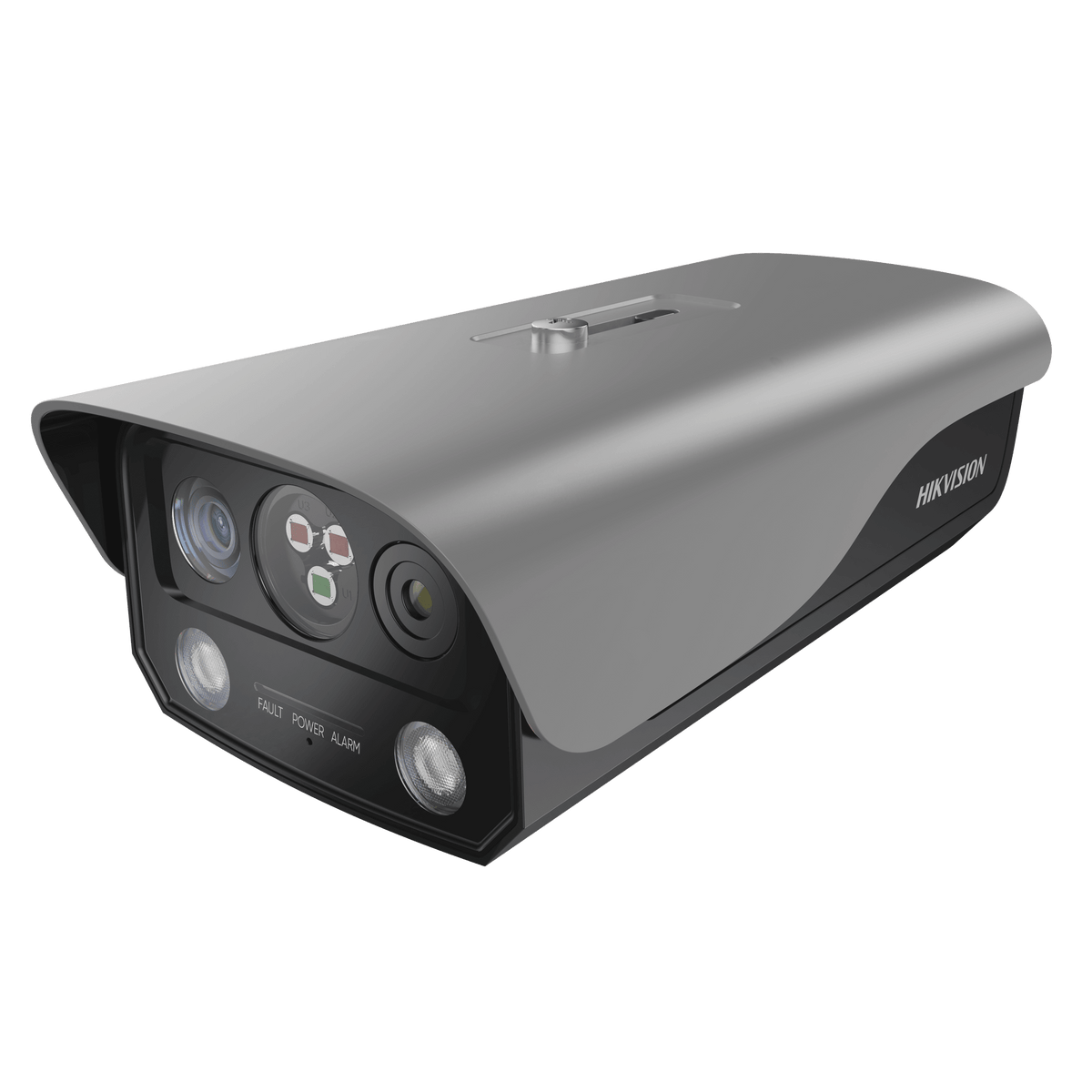 (HikFire) Cámara IP de Detección Térmica de Incendios / Detección de Llamas y Temperaturas Anormales / 4 Megapíxel (Lente Óptico) + 1 Megapíxel