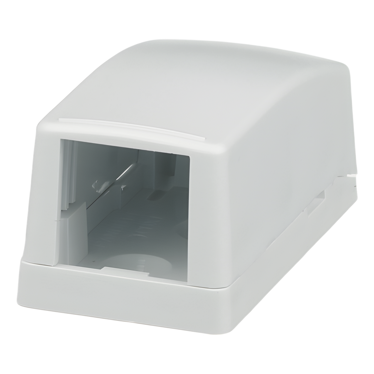 Caja de Montaje en Superficie, Para 1 Módulo Mini-Com, Color Blanco