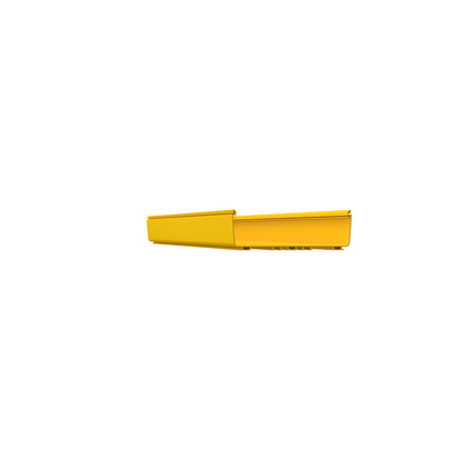 Canaleta FiberRunner™ 12X4, de PVC Rígido, Color Amarillo, 3 m. de Largo