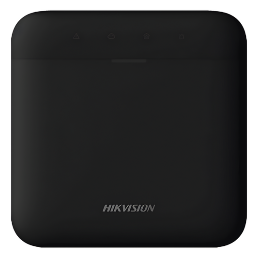 (AX PRO) Panel de Alarma Inalámbrico de Hikvision / Color Negro / Soporta 48 Zonas / Wi-Fi y Ethernet / Incluye Batería de respaldo / Compatible con