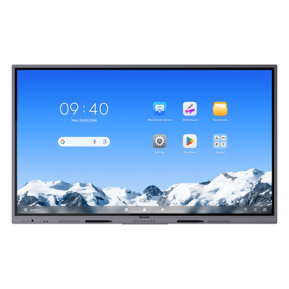 Pantalla Interactiva Touch de 65" Android 16 / Asistentes IA / Google Suite Preinstalado con Certificación EDLA / Resolución 4K / Bocinas Integradas