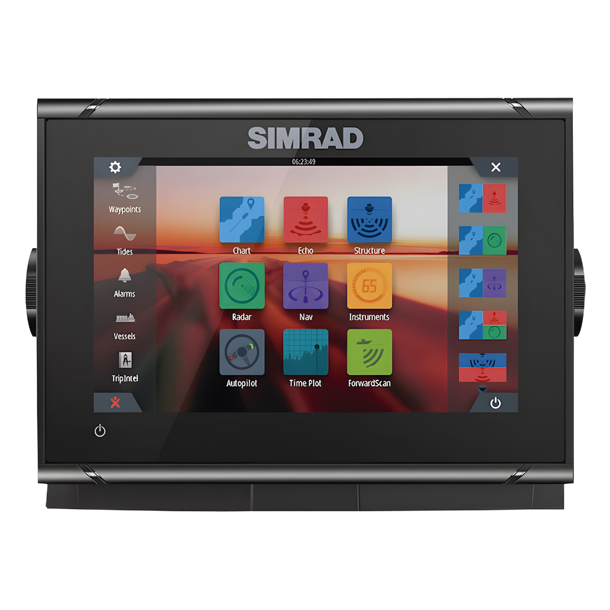Pantalla Náutica GO7 XSR / GPS Integrado / Sonar y Radar / Pantalla Táctil 7" / Conectividad Inalámbrica / Compatible con NMEA 2000® / SteadySteer™