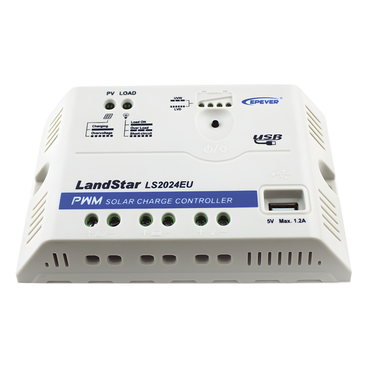 Controlador Solar PWM 12/24 V 20 A, Salida USB