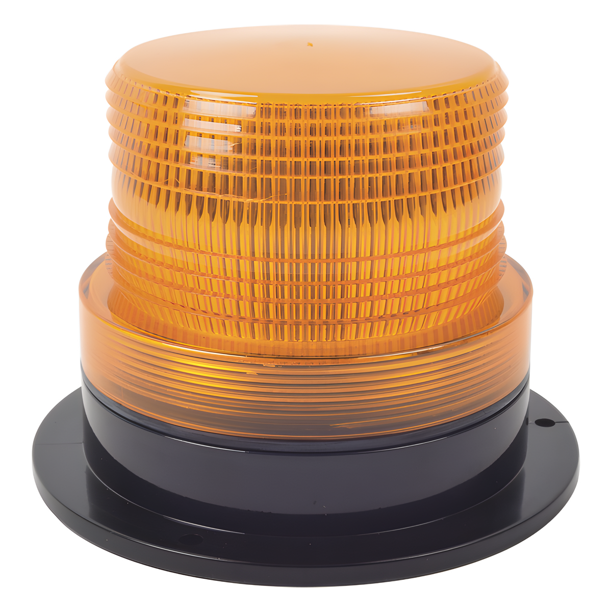 Burbuja brillante de Larga Vida Útil con 8 LEDs, color ámbar, domo ámbar, 12Vcd