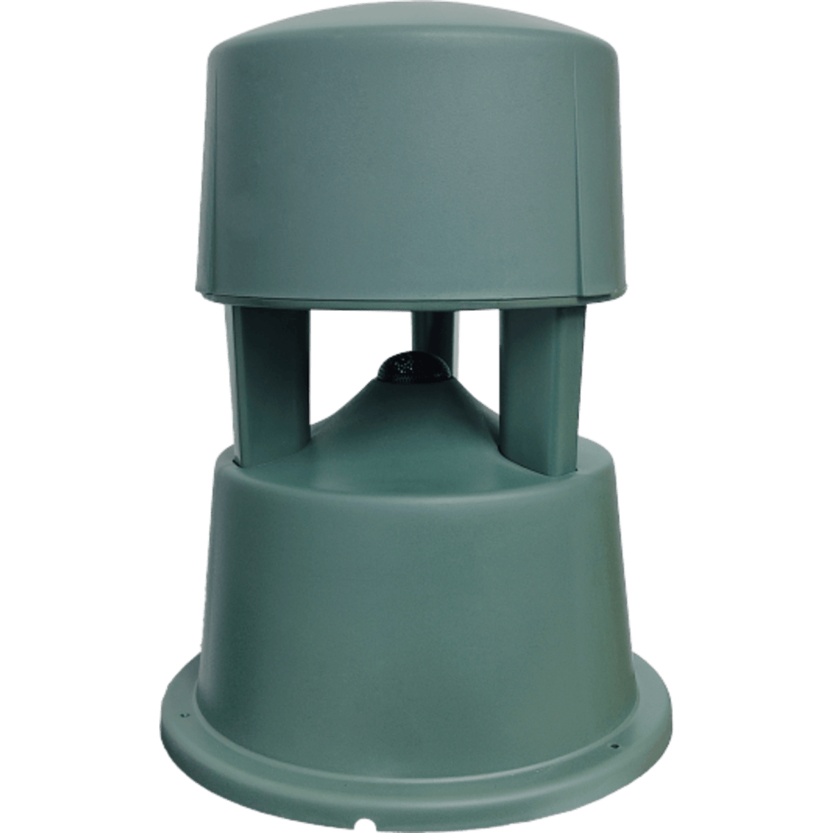 Bocina de Jardín Análoga / 30 Watts / Altavoz 5" / Línea 100 V / Sensibilidad 90 dB / SPL 108 dB / 50 Hz - 16 kHz / Color Verde / Exterior
