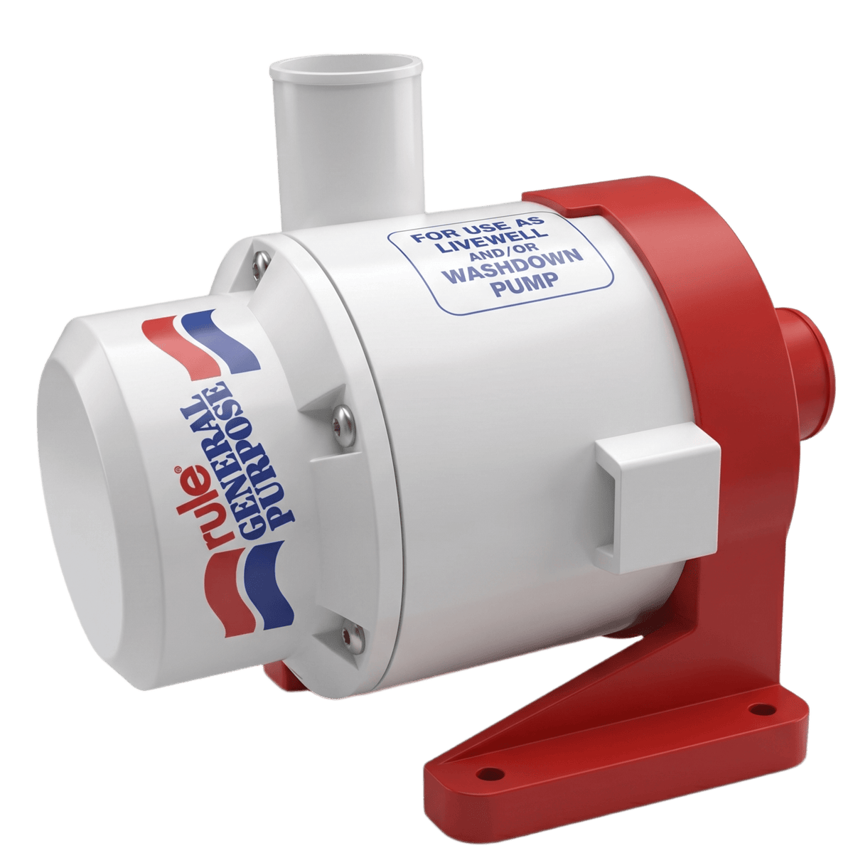 Bomba de Achique Sumergible Rule 17A / 3,800 GPH / 12V CD / Motor de Alta Eficiencia / Ejes de Acero Inoxidable / Protección Térmica TCO