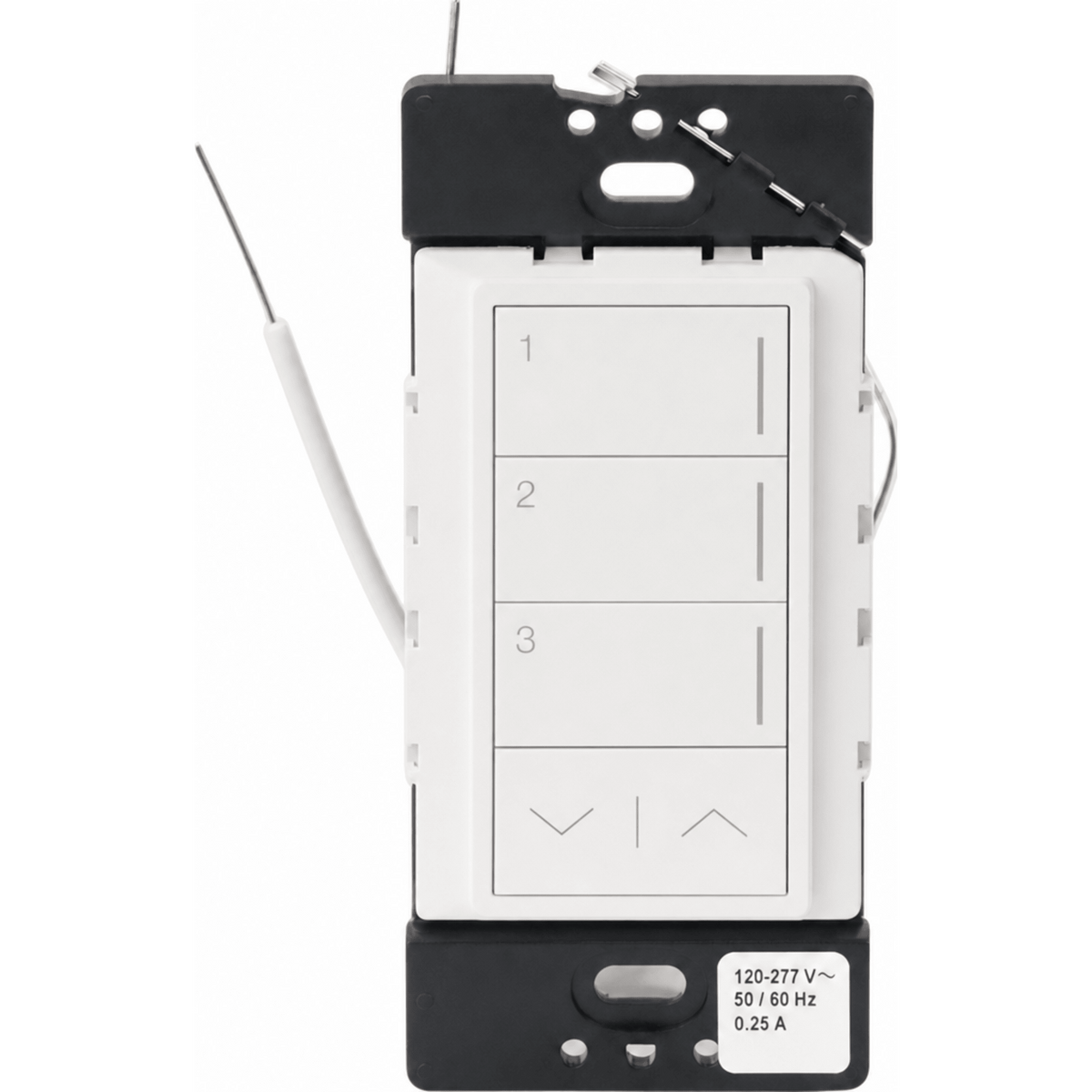 Teclado inalámbrico Sunnata RF de 3 botones con subir/bajar para escenas de iluminación, sistema RadioRA 3
