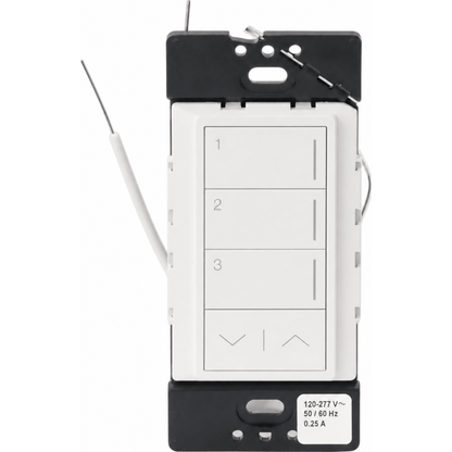 Teclado inalámbrico Sunnata RF de 3 botones con subir/bajar para escenas de iluminación, sistema RadioRA 3