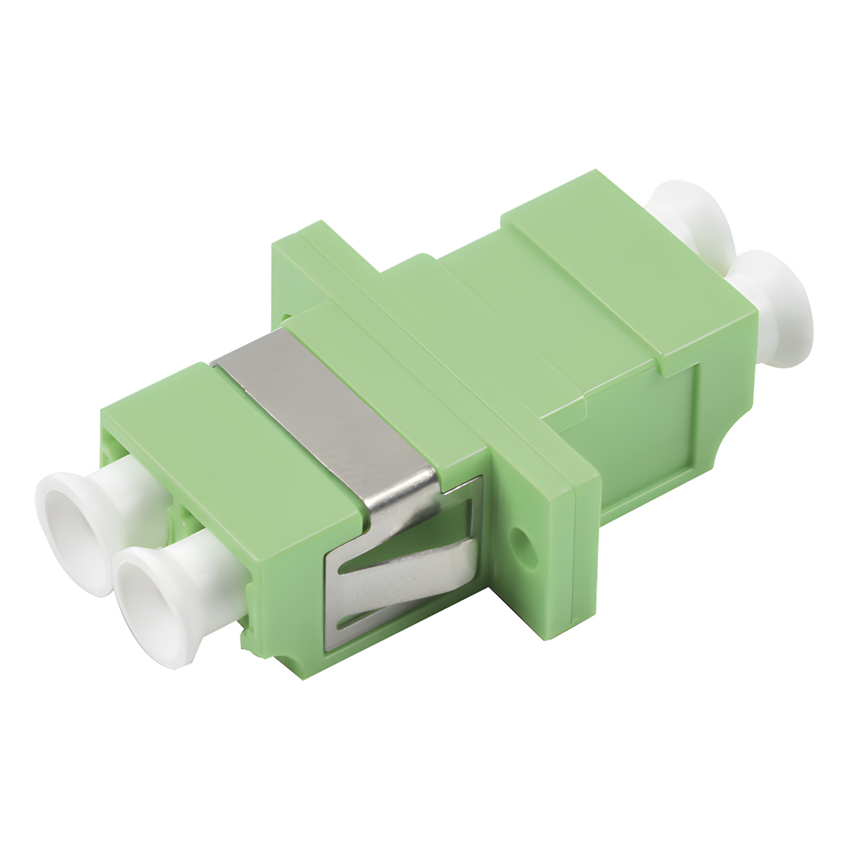 Módulo Acoplador de Fibra Óptica Duplex LC/APC a LC/APC Compatible con Fibra Monomodo