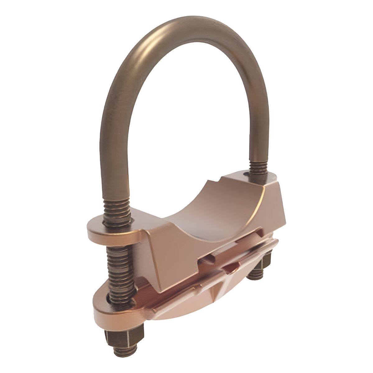Conector Mecánico para Cable Calibre 4 a 2/0 AWG / Paralelo o 90° Grados a Tubo de 1 1/4" o Varilla de 1 3/8" - 1 1/2".