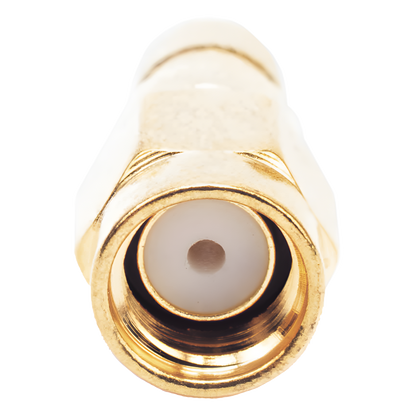 Conector SMA Macho Inverso de Anillo Plegable para Cables RG-8/X, LMR-240, 9258, Oro/ Oro/ Teflón.â€&lsaquo;