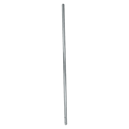 Poste de Esquina / Tubo de Acero Galvanizado / Diámetro 1" / Longitud 120 cm / Espacio para 5 Aisladores Esquina / Sin pintar / Peso 0.8 KG