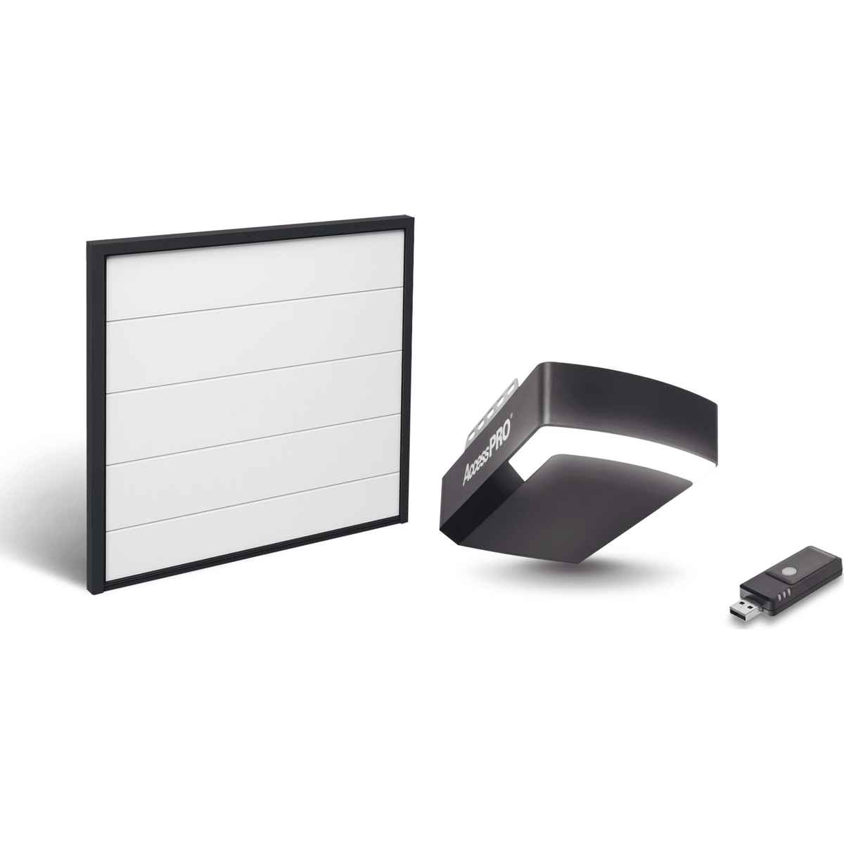 Kit Puerta de Garage 8x9 Pies (2.44 x 2.74 m) / Motor DC 1/2 HP / Insulada / Activación WiFi / Hasta 50 Controles / Lámina Calibre 26
