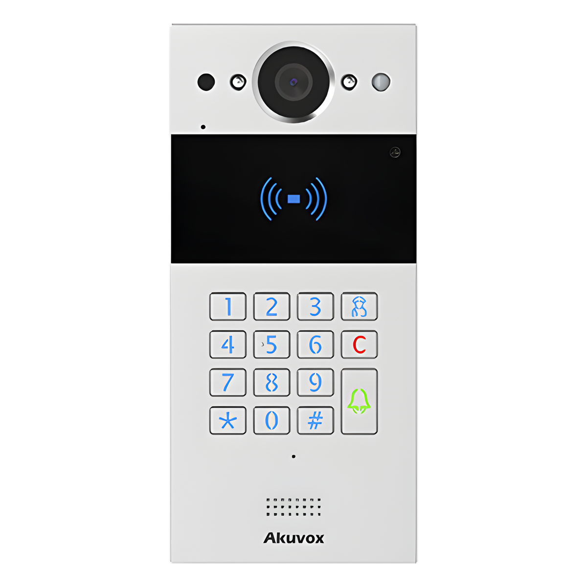 Videoportero SIP / Teclado y Lector de Tarjeta / Notificación App / Notificación Llamada Telefónica / Configuración en la Nube / POE / IP65 / Cámara