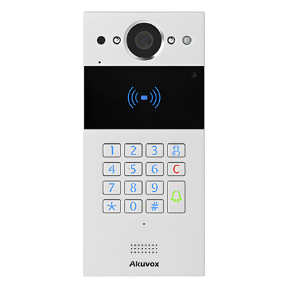 Videoportero SIP / Teclado y Lector de Tarjeta / Notificación App / Notificación Llamada Telefónica / Configuración en la Nube / POE / IP65 / Cámara