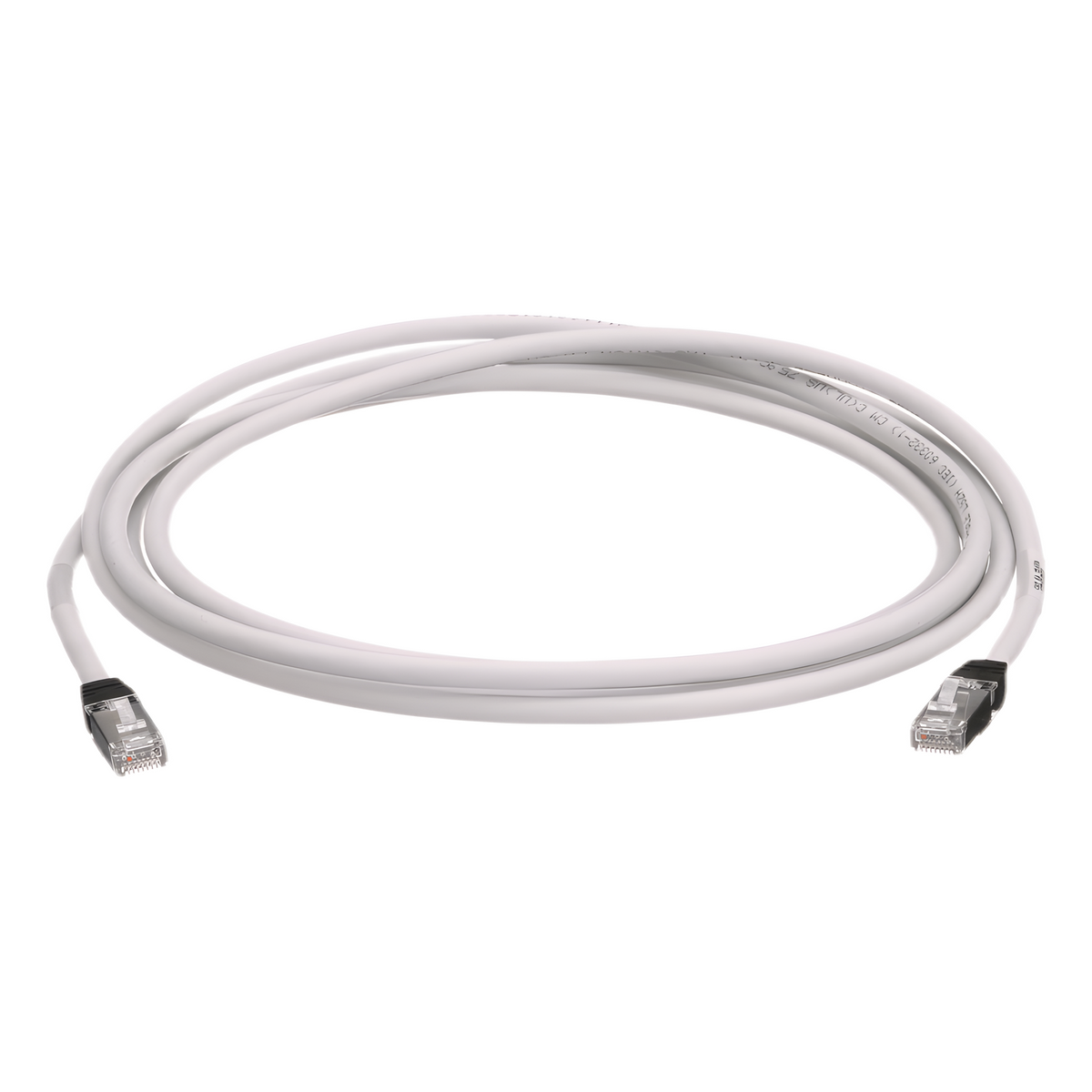 Patch Cord Cat6A, Blindado S/FTP, CM/LS0H, 2.5 Metros (8.20 Pies), Color Gris
