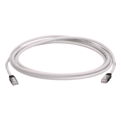 Patch Cord Cat6A, Blindado S/FTP, CM/LS0H, 2.5 Metros (8.20 Pies), Color Gris