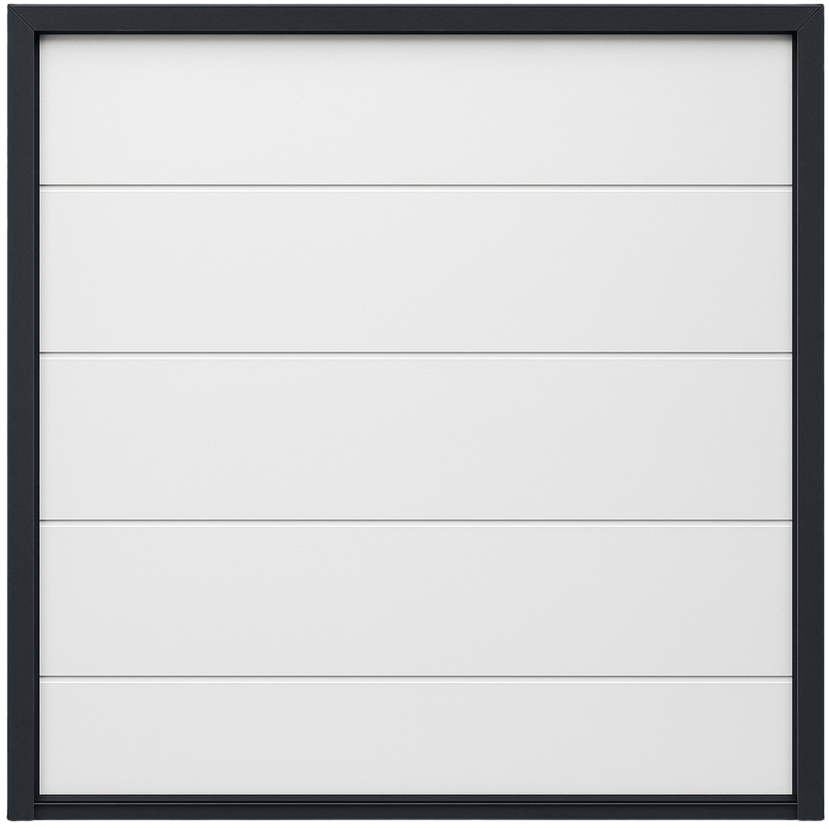 Seccion para puerta de Garage / Lisa / Linea Central / Panel de 21" / Color blanco / Para APDOOR208 / Estilo Americana.