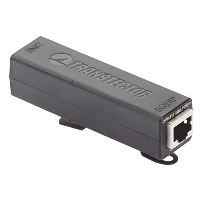 Protector PoE Modular Interior / Tecnología Híbrida SASD-GDT / 100W PoE++ / RJ45 / Montaje Rack DIN / Respuesta <5ns