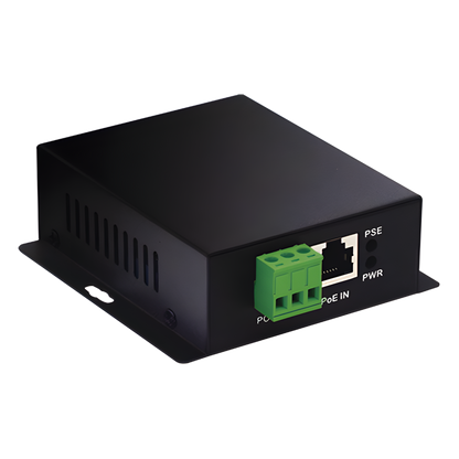 Convertidor PoE Industrial / Entrada PoE 802.3 af/at / Salida PoE pasivo 24V / Conexión plug and play / Alcance de hasta 100 metros / Ideales para
