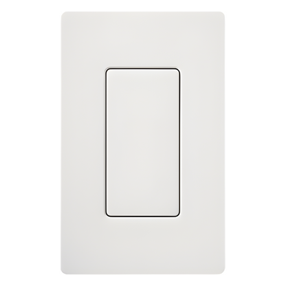 Inserto ciego estilo Designer para cubrir espacios sin usar en placas de pared Lutron Claro y Satin Colors, instalación a presión sin tornillos