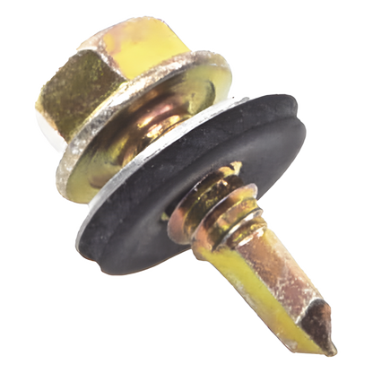 Tornillo Punta Broca Sello Montado 6.4 X 25 mm (1/4" X 1") Caj. C/100pz.