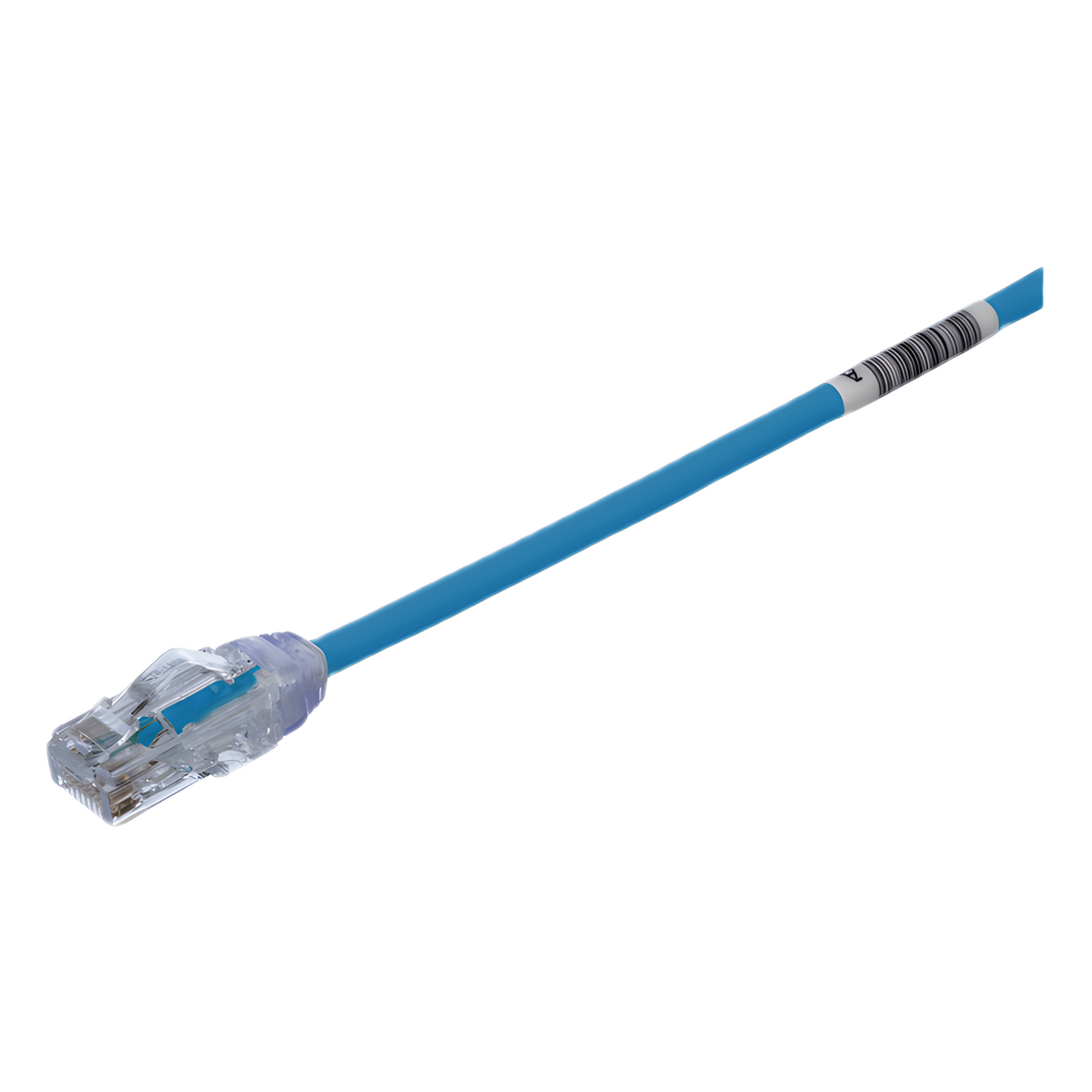 Cable de Parcheo UTP Cat6A, CM/LSZH, Diámetro Reducido (28AWG), Color Azul, 9.14 Metros (30 Pies)