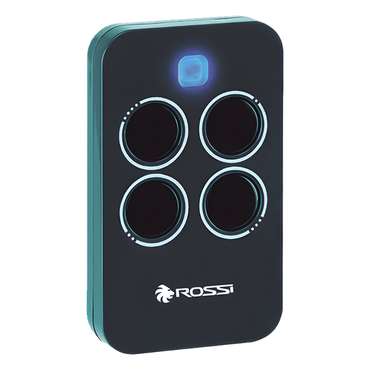 Control Remoto de Cuatro Canales Para Motores Rossi / Frecuencia de 433 Mhz