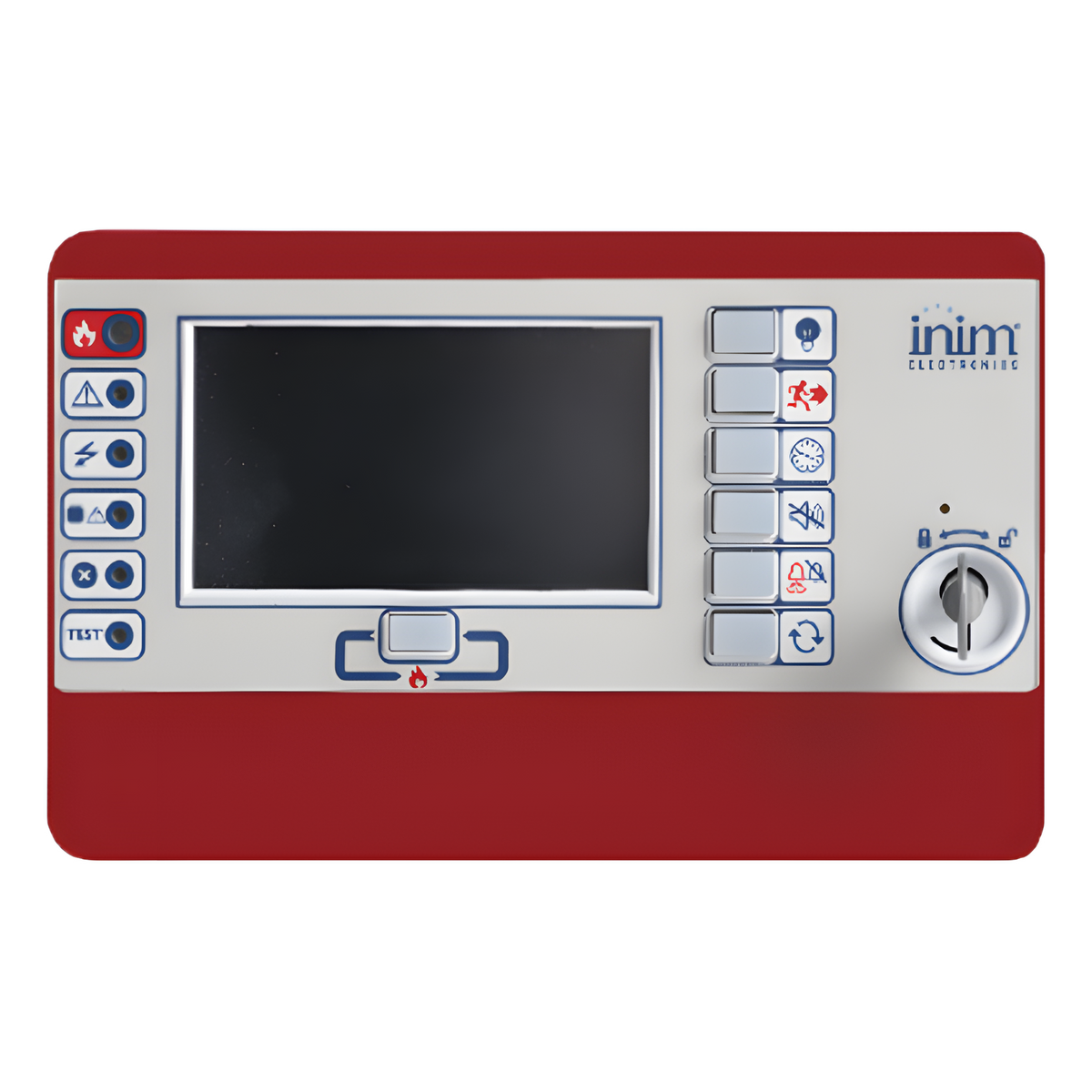 Teclado Remoto Repetidor | Control Centrales Previdia | Red HorNet+ RS485 | Visualización Personalizable | Certificación EN 54