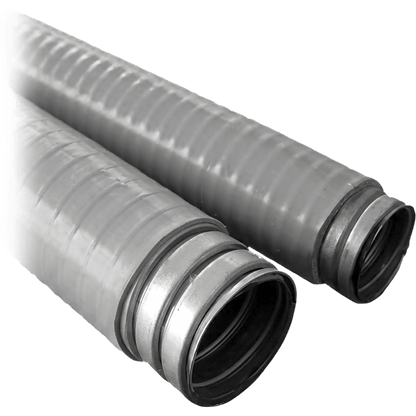 Tubo Flexible tipo Liquidtight de 1 1/4" (32 mm) / Acero + Forro PVC / Rollo de 20 Metros.