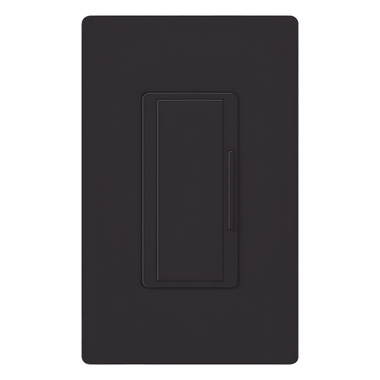 Atenuador remoto de pared Maestro para control multilocación de 3 y 4 vías, 120 V, complemento de atenuadores RadioRA 2, color negro