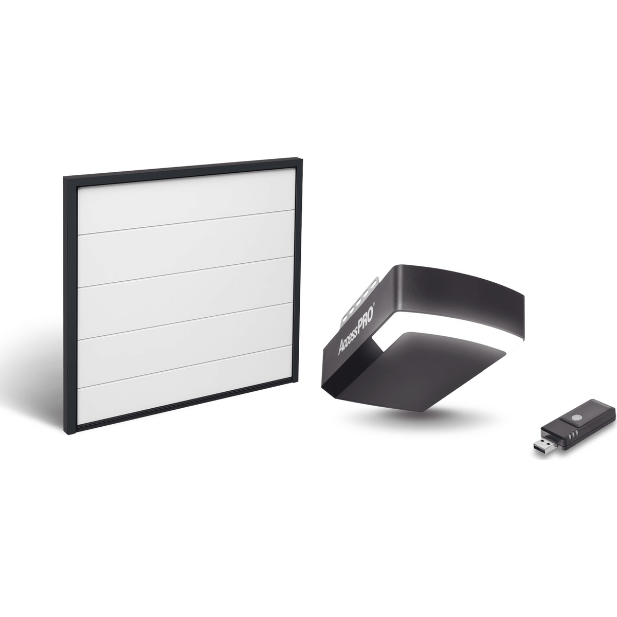 Kit Puerta de Garage 8x7 Pies (2.44 x 2.13 m) / Motor DC 1/2 HP / Insulada / Activación WiFi / Hasta 50 Controles / Lámina Calibre 26