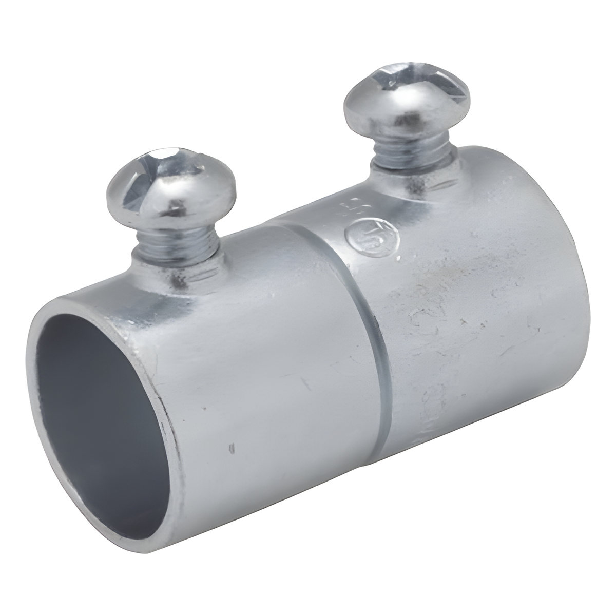Cople de 1 1/4" (32 mm) para Pared Delgada con Tornillo.